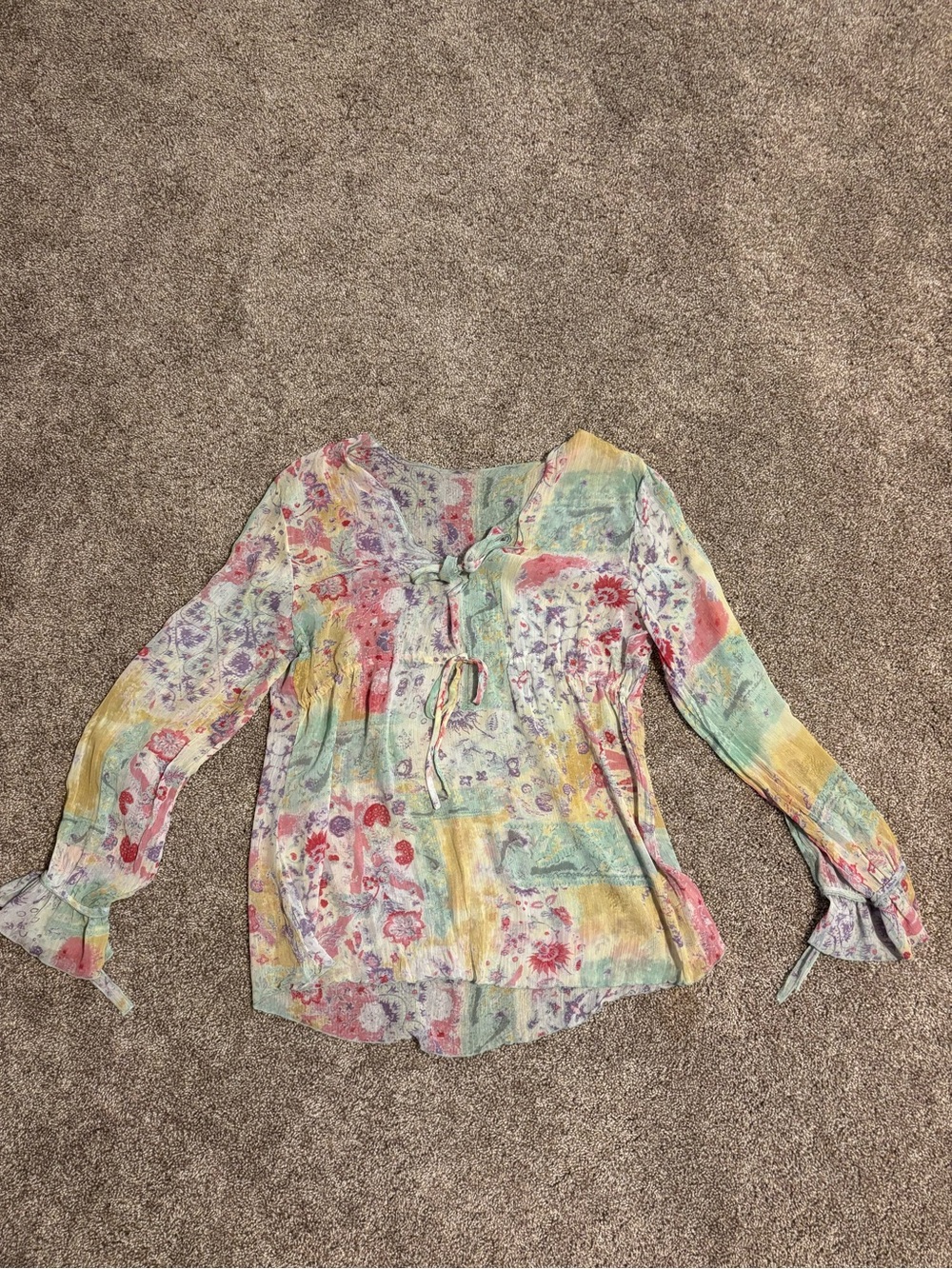 Multicolor Johnny Was Blouse